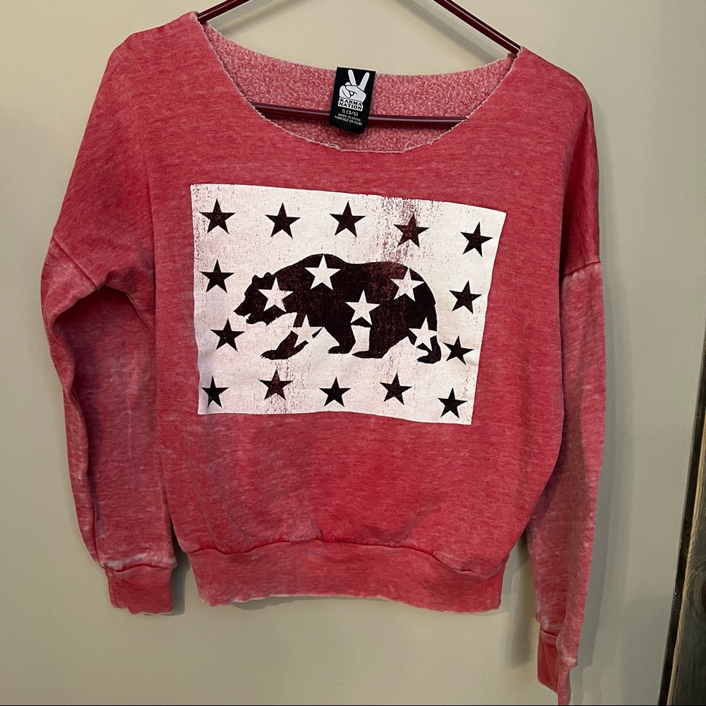 Karma Nation off the shoulder sweatshirt